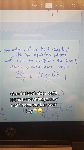 Confused About Math Homework Handwriting?