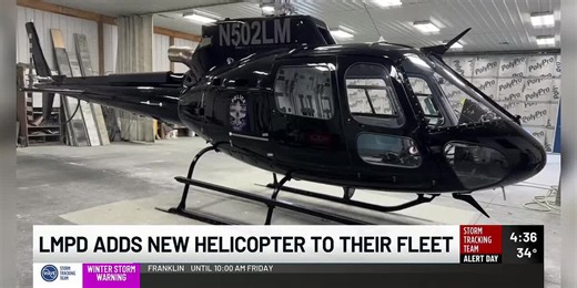 LMPD debuts its new chopper, touts its life-saving capabilities