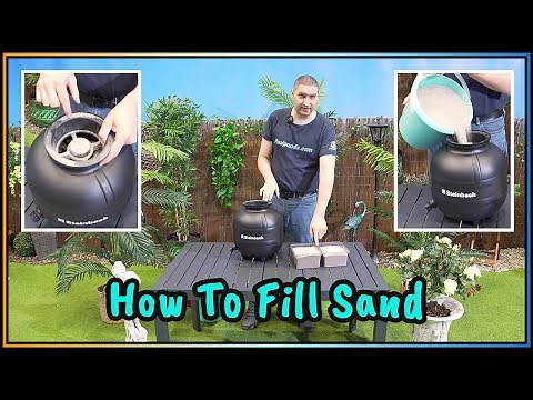 How to fill your pool sand filter system with sand - do it right! Avoid mistakes and trouble!