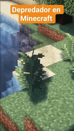 Está criatura me está cazando en Minecraft #predators #minecraft