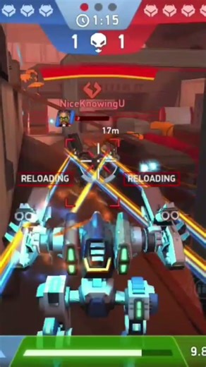 Robot Mixer Duo OP! 🤖🤖 | Fast Action Short #short #mech arena #gaming video