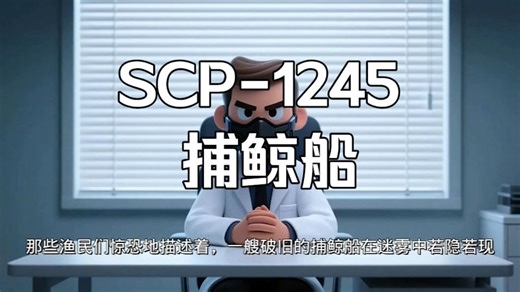 【研究员小E】SCP-1245 捕鲸船