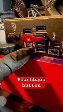 How To Reset or Update your Motherboard’s BIOS Using The Flashback I/O Panel Feature #shorts #bios