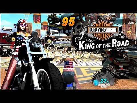 Harley Davidson King of the Road - Full Playthrough(Not MAME) / 할리 데이비슨 킹 오브 더 로드 플레이 영상.