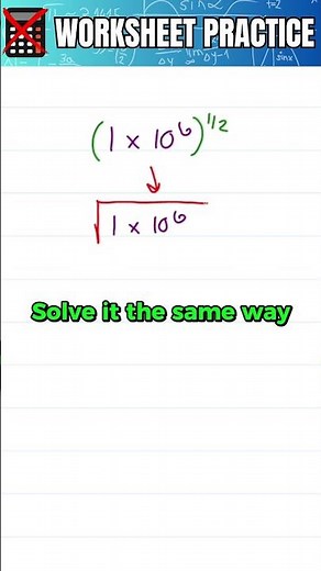 Trick for Half Powers of Scientific Notation Without a Calculator 🔢