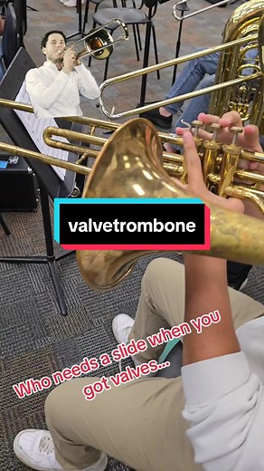 the AMAZING valve trombone!!! #music #dci #bandkids #fyp #bandkidmemes #banddirector #marchingband #marchingbandlife #trombone #funny #letsgo
