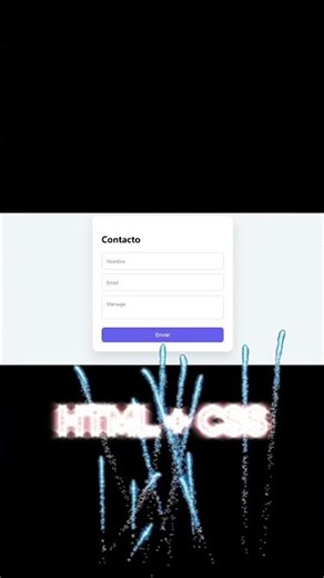 Formulario sin CSS vs con CSS ✨