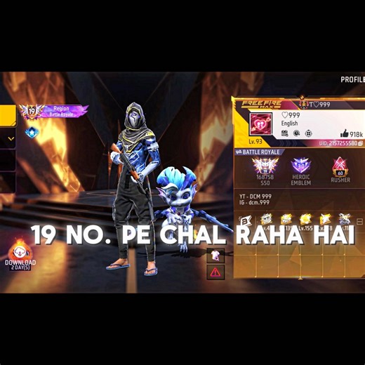 😱 Reason Ke Saath Grandmaster Push Day 5! | Free Fire