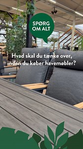 Nye havemøbler på ønskelisten? Husk at tænke over disse tre ting ☀️🌿 #plantorama #havemøbler #havelykke #haveliv #enoaseafliv | Plantorama