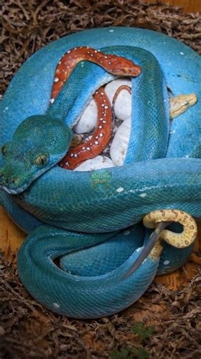 THE MOST BEAUTIFUL SNAKE IN THE WORLD 💚🐍#shorts #facts #telugu #viral