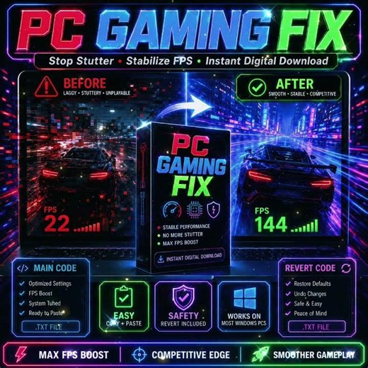 Try this EXTREMELY POWERFUL PC Gaming Fix – Link in bio⏰️🔥..#gaming #pc #pcgaming #games #trending