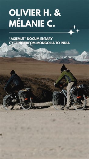 Grit & Dust on Instagram: "Asiemut (from “azimuth”) means direction. This documentary follows a Canadian couple biking 8,000 km from Mongolia to India on a journey of adventure and self-discovery. #gritanddust Sources: NFB - Web Adolfo Gaete - YouTube MÖ FILMS - YouTube"