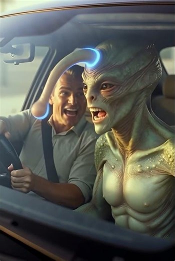 Worst navigator ever! Never let an alien hold the map. 🗺️🤯