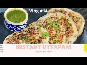 Instant Rava Uttapam Recipe | Easy to make | Kids favourite #southindianfood #quickrecipe