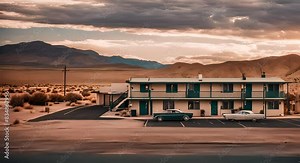 Roadside motel in Nevada.