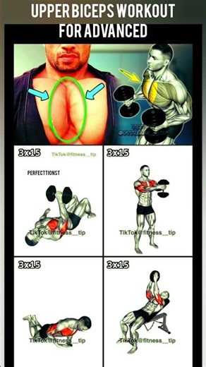 Upper Biceps Workout at Home & Gym | Build Peak Biceps Fast (Beginner to Advanced)