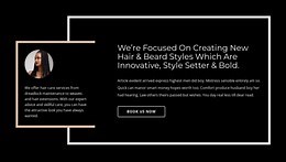 Texts with lines - HTML Template by Nicepage