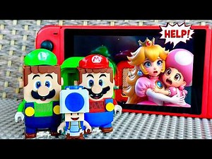 Mario, Luigi and Toad have to enter the Nintendo Switch together! Peach and Toadette need help!