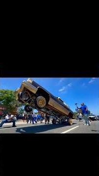 CRENSHAW TURNS INTO HOP PIT 🤯 #lowrider #cadillac #chevy #indivualds #diplomatics