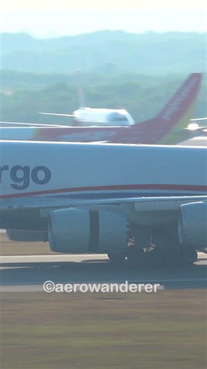 NIPPON CARGO B747-8F landing at Bangkok Airport #shorts #aviation #landing #b747 #plane #bangkok