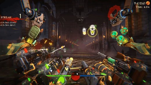 Vampire Hunters, a retro FPS with rogue-lite gameplay inspired by Vampire Survivors. Check out the Steam Next Fest demo!