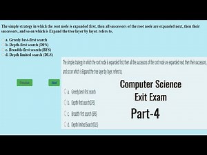 Computer science exit exam part -4