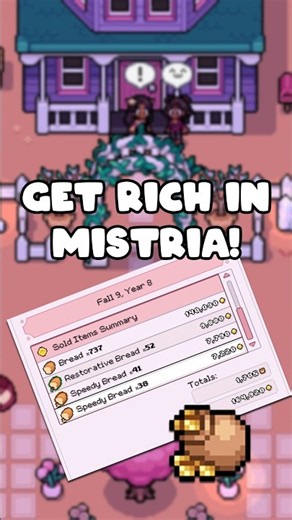Get RICH in Fields of Mistria!💰 #fieldsofmistria #cozygames #cozygaming