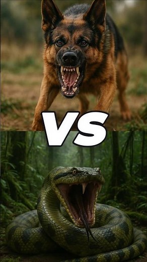 German Shepherd VS Anaconda