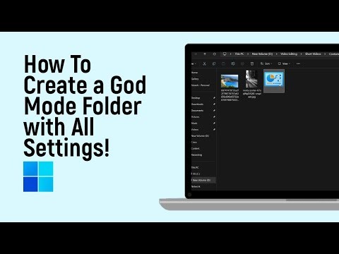 How to Create a God Mode Folder with All Windows Settings