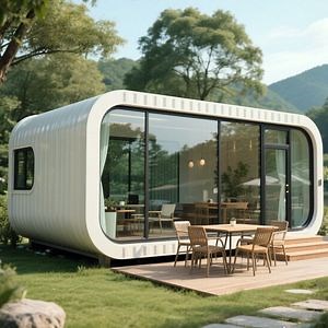 [Hot Item] Modern Modular Mobile Hotel Tiny Prefabricated Home Prefab Apple Cabin Container House