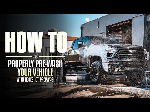 How To Pre-Wash a Car to Prevent Swirl Marks | Holeshot Prep Wash