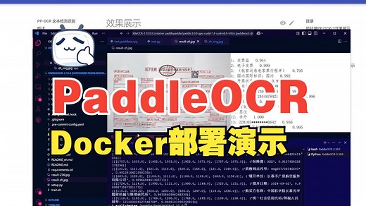 Docker PaddleOCR的部署与使用|中文OCR地表最强