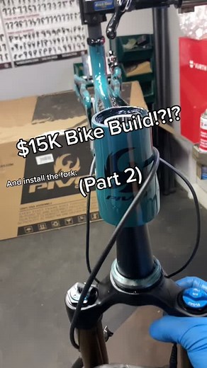 Building a $15,000 (CAD) Mountain bike! Part 2. #fyp #satisfying #bike #repair #HowTo #asmr