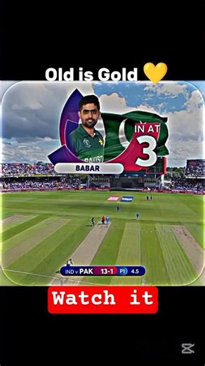 "Babar Azam's Solid 48 vs India in World Cup 2019🇵🇰🔥" #BabarAzam