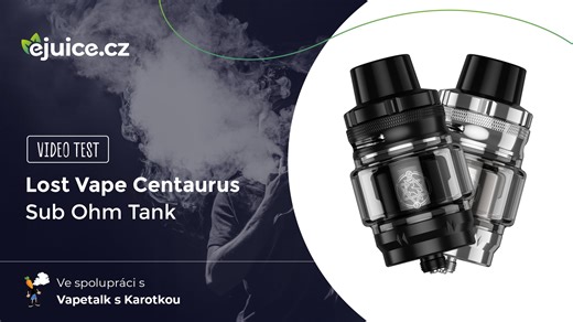Lost Vape Centaurus Sub Ohm Tank - video test (CZ)
