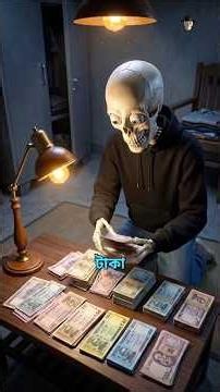 What If the Government Announced: All Paper Money Will Become Worthless in 24 Hours? #skeletonshorts