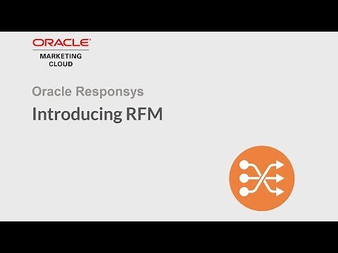 Oracle Responsys - Introducing RFM