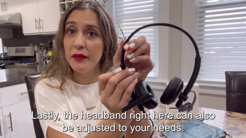 EH05-U Wired USB Headset with Noise Cancelling Microphone for PC Laptop - Headphones with In-Line Control, Lightweight, Enhanced Sound & MIC Mute