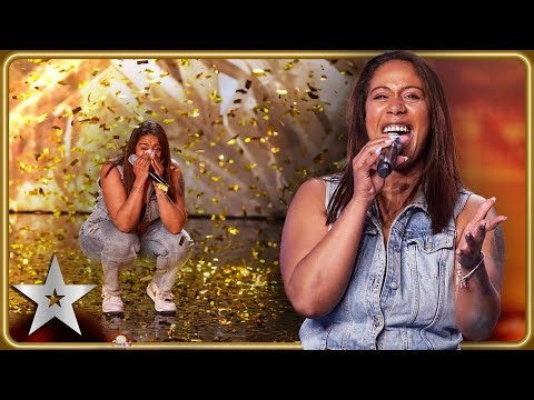 Taryn Charles' surprise vocals win a Golden Buzzer! | Unforgettable Audition | Britain's Got Talent