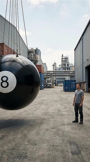 Inside an 8 Ball… There’s a Luxury Room?! 😳🎱