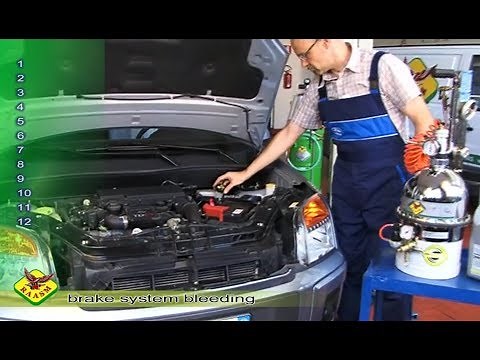 Car brake bleeding