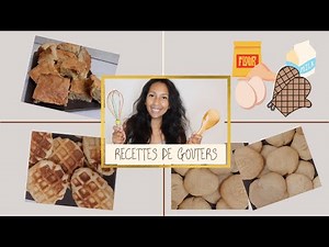 3 recettes faciles pour le gouter