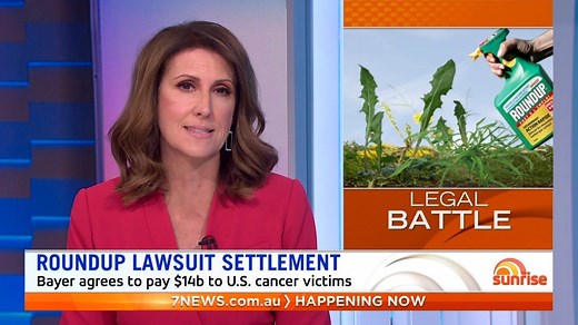 21K views · 87 reactions | The company that makes weedkiller RoundUp has agreed to pay $14 billion to American cancer patients amid claims it causes the disease. | Sunrise | Facebook
