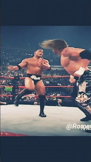 the rock vs shawn michaels