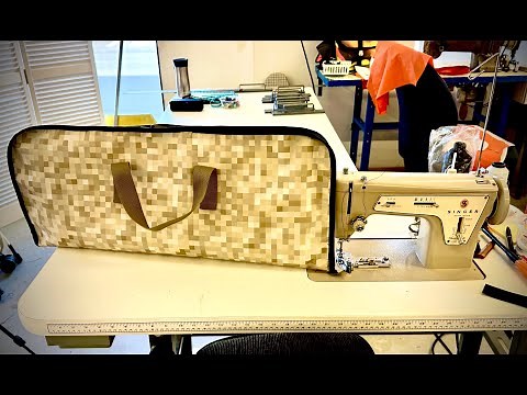 Sewing A Rifle Case With Vintage Sewing Machine (Singer 237)