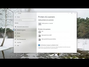 How To Let Windows Manage My Default Printer on Windows 10 [Guide]