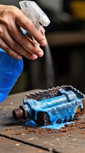 Rusty Spring Restored to Shiny Metal! 😱