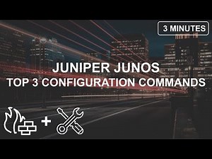 My TOP 3 commands to manipulate configurations on JUNOS.