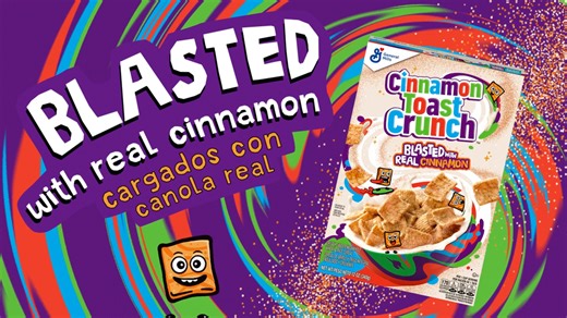 Cinnamon Toast Crunch Breakfast Cereal, Crispy Cinnamon Cereal, 12 oz