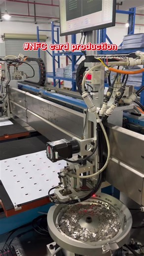 NFC card production#cardfactory #cardmanufacturer #RFID #NFCcard #keycard